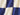 Close up detail shot of half checkered half solid blue and white mesh lounge shorts.